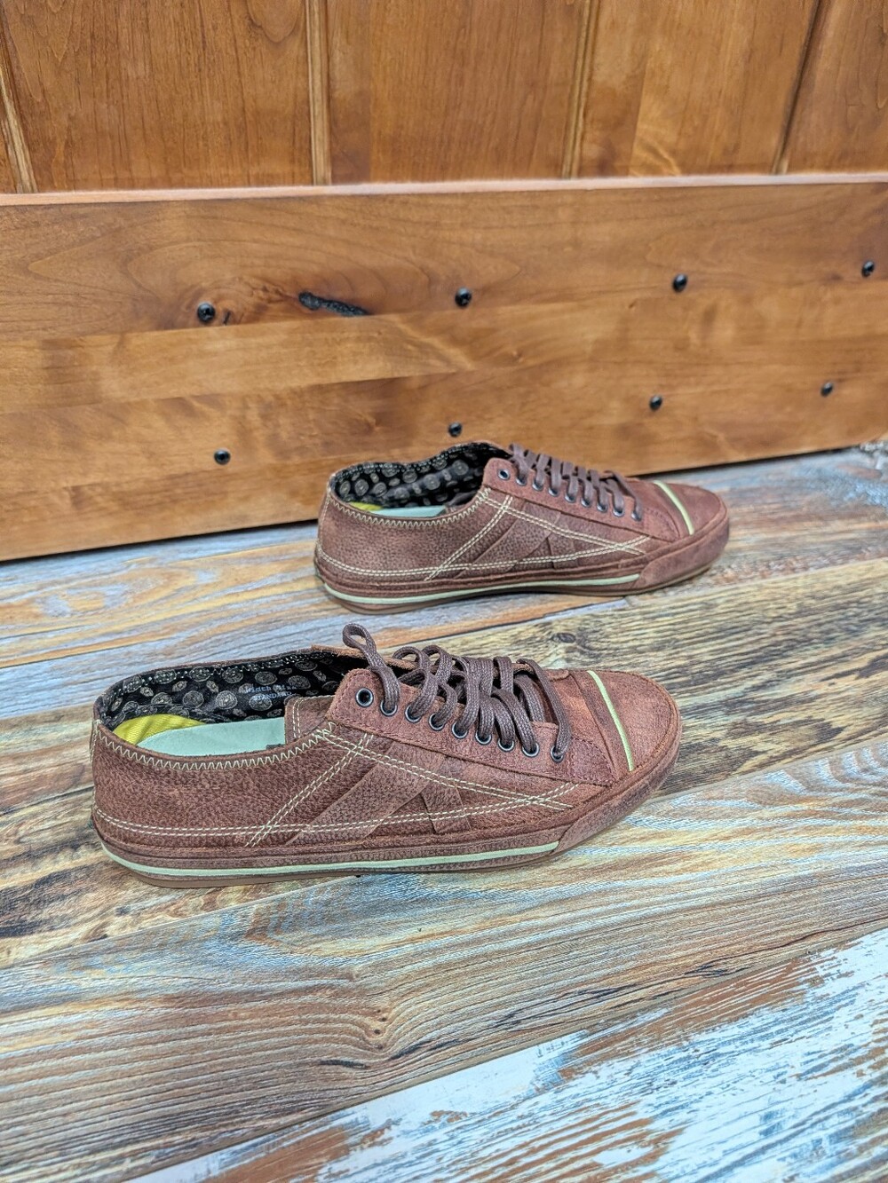 PF Flyers Number 5 leather sneakers, men Size 7.5